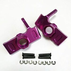 HPI Savage 21 Nitro RC Truck Front Axle Carriers Knuckle Arm Upgrade Parts Aluminum Purple 2pcs