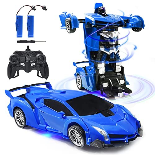 Zahooy Transform ESP RC Car Robot Remote Control Toy for Kids with One Key Deformation and 360 Rotate Speed Drifting