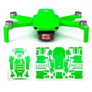 Wrapgrade Neon Green Vinyl Skin Compatible with DJI Mavic Mini