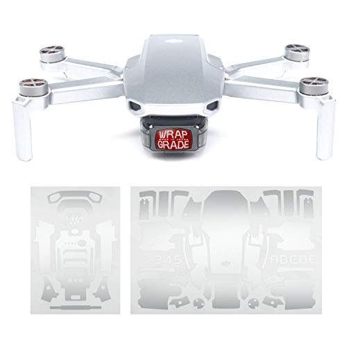 Wrapgrade DJI Mavic Mini Airforce Silver Vinyl Skin
