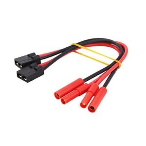 BDHI 2pcs TRX Female to HXT 4mm ID Charger Adapter for LiPo TRA2970 TRA2972 B134 2