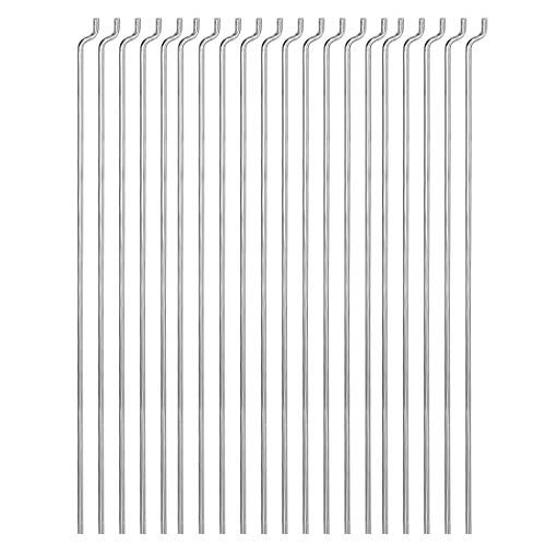 uxcell 1.2mm x 120mm (4.7 Inch) Steel Z Pull/Push Rods Parts for RC Airplane Plane Boat Replacement (Pack of 20)