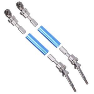 2PCS RC Metal Rear CVD Drive Shaft Set Spare Part for Traxxas Slash 1 10 RC Car Perfect for RC Model Boat Clubs Near Me
