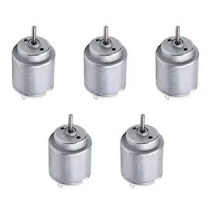 Fielect 5Pcs DC Motor 1.5 6V 5000 20000RPM Mini Electric Engine for RC Boat DIY Car Toys