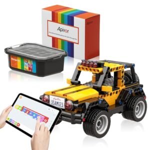 Apitor Robot R Smart RC Car Kit 1 10 4 in 1 Programmable App Remote Control Off Roader Building Toy for Kids Ages 6 12