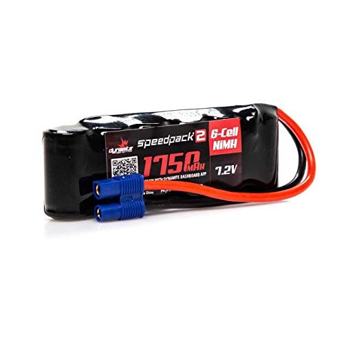 Dynamite SPEEDPACK2 7.2V 1750MAH 6C NiMH FLAT EC3 MINIS DYNB2471 Car Battery