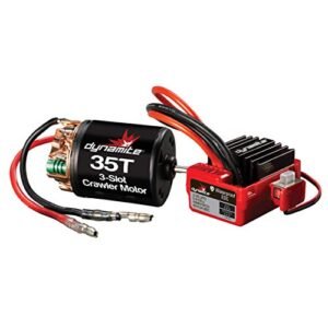 Dynamite Brushed Crawler Motor ESC Combo 35T DYNS0900 Car Speed Controls Accessories