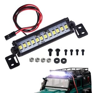 Traxxas Axial Arrma Redcat RC Truck Starter Kit with 53mm LED Light Bar for 1/10 1/8 1/24 Scale Models