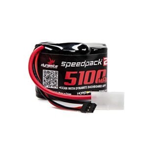 Dynamite SPEEDPACK2 6V 5100MAH 5C NiMH Hump RX PKBAJA5B DYNB2442 Car Battery