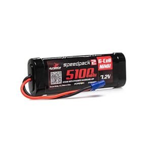 Dynamite 7.2V 5100mAh 6 Cell Speedpack2 Flat NiMH Battery EC3 DYNB2090EC