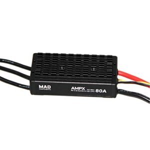 AMPX 80A 5 14S ESC MAD COMPONENTS Electronic Speed Controller for RC Mad Truck and Multirotor Drones