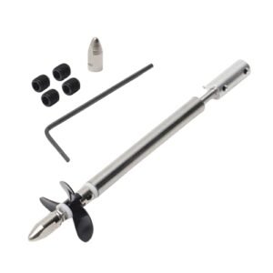 Fielect RC Boat Propeller 4mm Shaft Drive Kit with 36mm Propeller and Universal Joint 130mm Shaft 80mm Sleeve