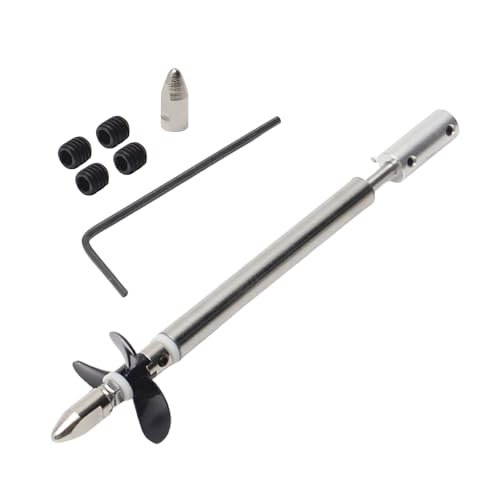 Fielect RC Boat Propeller 4mm Shaft Drive Kit with 36mm Propeller and Universal Joint 130mm Shaft 80mm Sleeve