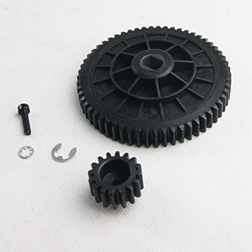 TITRACING 1/5 Steel 19T 55T Tooth Spur Gear Pinion Gear Compatible with Sweet Tooth Ice Cream Truck RC HPI Rovan KingMotor Baja 5B 5T 5SC Buggy Truck