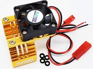 Nitro Hobbies Aluminum 540 550 Motor Heat Sink with Cooling Fan for RC Nitro Outboard Motor