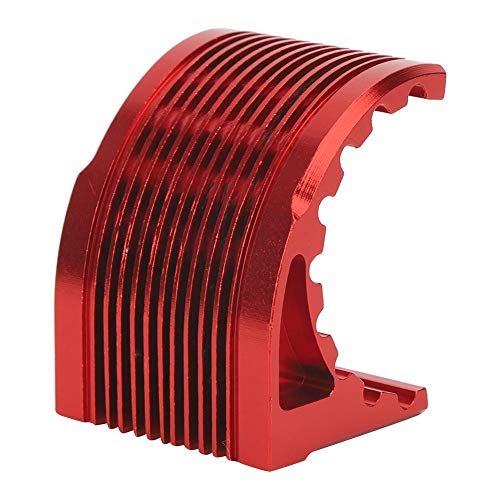 Tbest Aluminum Alloy RC Car Motor Heatsink Cooling Fin for F809 RC Flying Car 4274 1515 1512 Brushless Motor 42mm Red