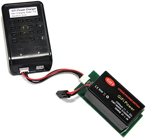 MaximalPower Drone Balance Charger Adapter Converter LiPo 11.1V 25c Battery Bundle for Parrot AR 1.0 2.0 2000mAh Batt Bundle