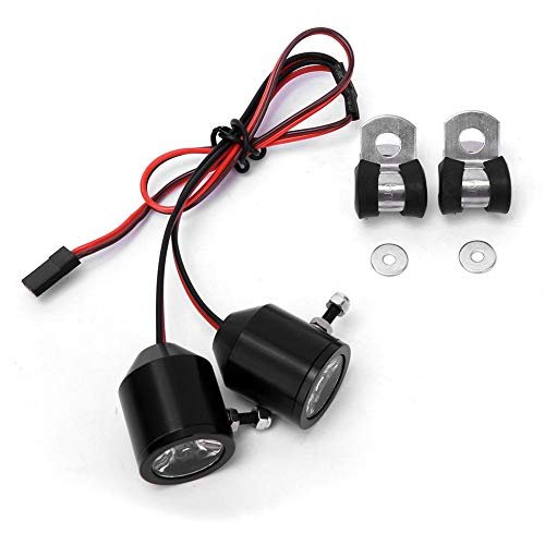 3mm LED RC Lights High Brightness Spotlights for 1/10 Scale Remote Control Cars Durable Aluminum Alloy Housing