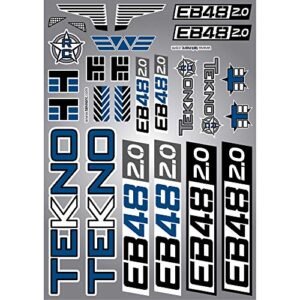 Tekno RC LLC Decal Sheet EB48 2.0 TKR9246 for Joe Nall RC Event Electric Car Truck Replacement Parts