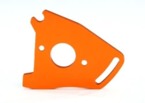 Traxxas 7490A Orange Motor Plate for Slash 4x4 and Rustler 4x4 Featuring RC Tiger Motor Compatibility
