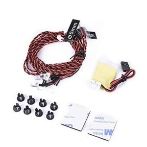 Dude Perfect RC Helicopter True Realism Navigation Lights 8 LED Light System Kit