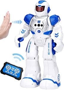 KingsDragon Dancing RC Robot Toy Interactive Gesture Sensing Remote Control Programmable Singing Walking Robot for Kids Age 6 7 8 9 Years Old
