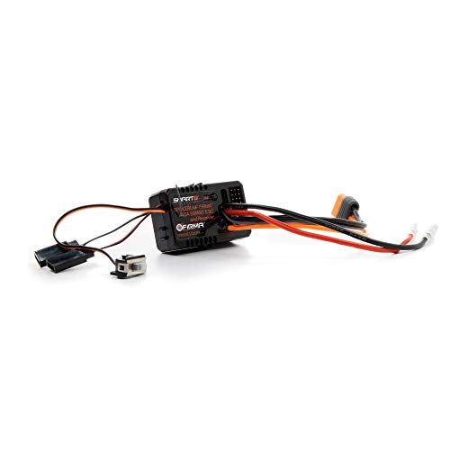 Spektrum Firma 40A Brushed Smart 2 in 1 ESC and Receiver SPMXSE1040RX for RC Window and Door Systems Black