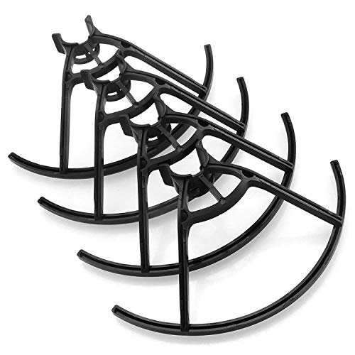 DGZZI Propeller Protector 1Set Black Propeller Blade Crash Guard Cover Bumper for 280 degree Spark RC Helicopter Crash Protection