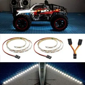 Elechawk White LED Light Strip for RC Airplane Wing Drones and Model Vehicles