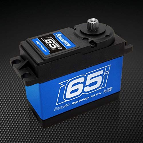 Power HD WH 65KG Waterproof Servo for Gas Powered RC Trucks 1/5 Scale Compatible with HPI Rovan LOSI 5ive T 5T Baja DBXL