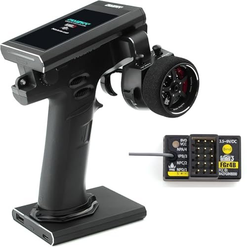 Flysky Noble NB4 Plus 2 4G 8CH Radio Transmitter with FGR4B Receiver for Avanti RC Boat and Car