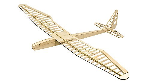Viloga Balsa Wood Model Airplane Sunbird Sailplane 1.6M RC Plane Plans for Laser Cutting DIY Flying RC Glider Plane Kit with Motor ESC Servo and Covering