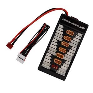 Treehobby Parallel Balanced Charging Plate XT60 2S 6S Lipo Battery Parallel Charge Board with T Plugs Connector for A6 Intruder RC Jet and IMAX B6 B8 UN A6 Charger