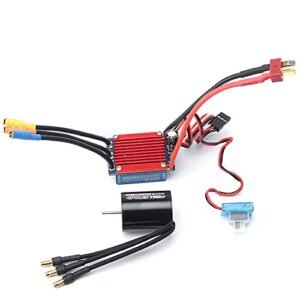 GoolRC 2430 7200KV 4P Sensorless Brushless Motor with 25A Brushless ESC for nkok rc truck 1/16 1/18 RC Car Truck