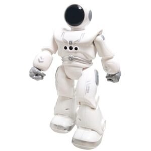 Cargooy Best Gift for Kids,Intelligent Programmable RC Robot with Infrared Controller Toys,Dancing,Singing, Moonwalking and LED Eyes,Gesture Sensing Robot Kit for Childrens Entertainment (Gray)