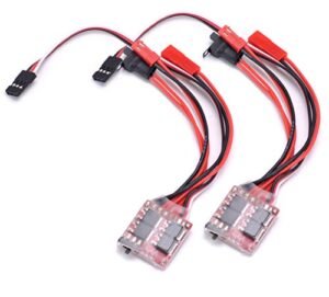 Readytosky RC 20A Brushed ESC Electronic Speed Controller for Stealth RC Speed Boat 2PCS