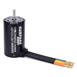 Surpass Hobby Waterproof 4068 2650KV Sensorless Brushless Motor for 1/8 RC Drift Racing Car Parts at RC Hobby Store Houston