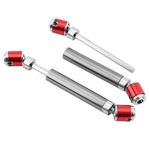 Alomejor 2pcs RC Car Drive Shaft Upgrade Universal Shaft Fit for CC01 1/10 RC Crawler Car Replacement and Free RC Hydroplane Plans