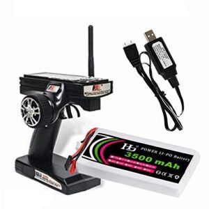 Flysky FS GT3B GT2 Transmitter Rechargeable 11.1V 3500mAh 8C Lipo Battery with USB Charger