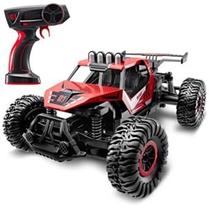 SGILE Extreme Drift RC Car Toy for Boys 2.4 GHz Fast Speedy Crawler Truck with 2 Batteries for 60 Mins Play