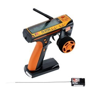 GoolRC Flysky FS GT3C 2.4Ghz 3CH LCD Remote Controller with FS GR3E Receiver for RC Car Towing Boat Yellow