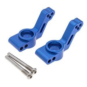 URCMax 2Pcs Aluminum Rear Stub Axle Carriers for Traxxas 1 10 2WD Slash Rustler Stampede Nitro RC Car Parts List Upgrade