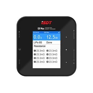 ISDT Q8 MAX Battgo Lipo Battery Charger Discharger for Max Thrust RC Planes 30A 1000W DC 2 8S LCD Display Digital Smart Battery Balance Charger