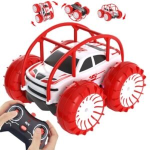 MaxTronic ETS RC Cars Amphibious Remote Control Toy for Kids Waterproof with 360 Flip Rotation and Sidelights