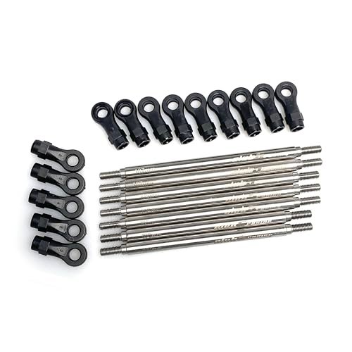 Crosswinds RC Club Husky Link HD M4 Suspension Links Kit for Redcat GEN8 6mm Stainless Steel