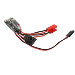 RC Hobbies Houston 2 Way 30A Brushed ESC Speed Controller for 1/16 1/18 1/24 Scale Cars and Boats with Brake