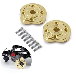Scott Scale 700 RC Weight Heavy Duty Brass Outer Portal Drive Housing 2pcs for AXAIL SCX10 III AXI03007 Capra Upgrade Parts 1 10 RC Crawler Car Accessories