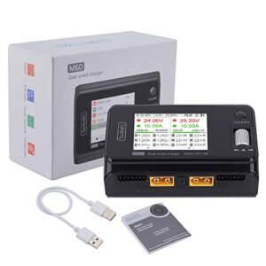 ToolkitRC M6D Dual Channel 15A RC Tire Machine Charger 250W High Power Density 1 6s IPS Display