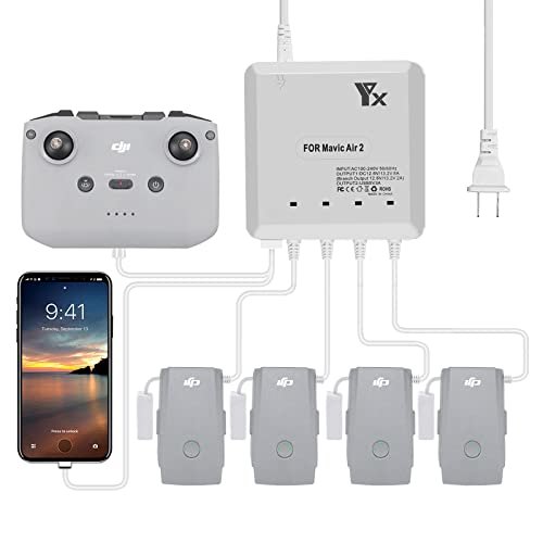 Carrera RC Battery 3.2V 700mAh Charger Fast Charging Hub for Carrera RC Cars and Drones