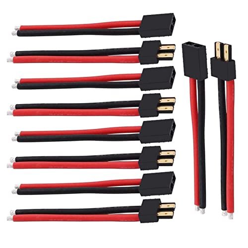 Nobranded 5 Pairs Rc Lipo Battery Silicon Wire Cable for TRX Slash Rustler Stampede Bandit E Revo RC Car Best Rc Car Speedometer 14AWG 5Pairs